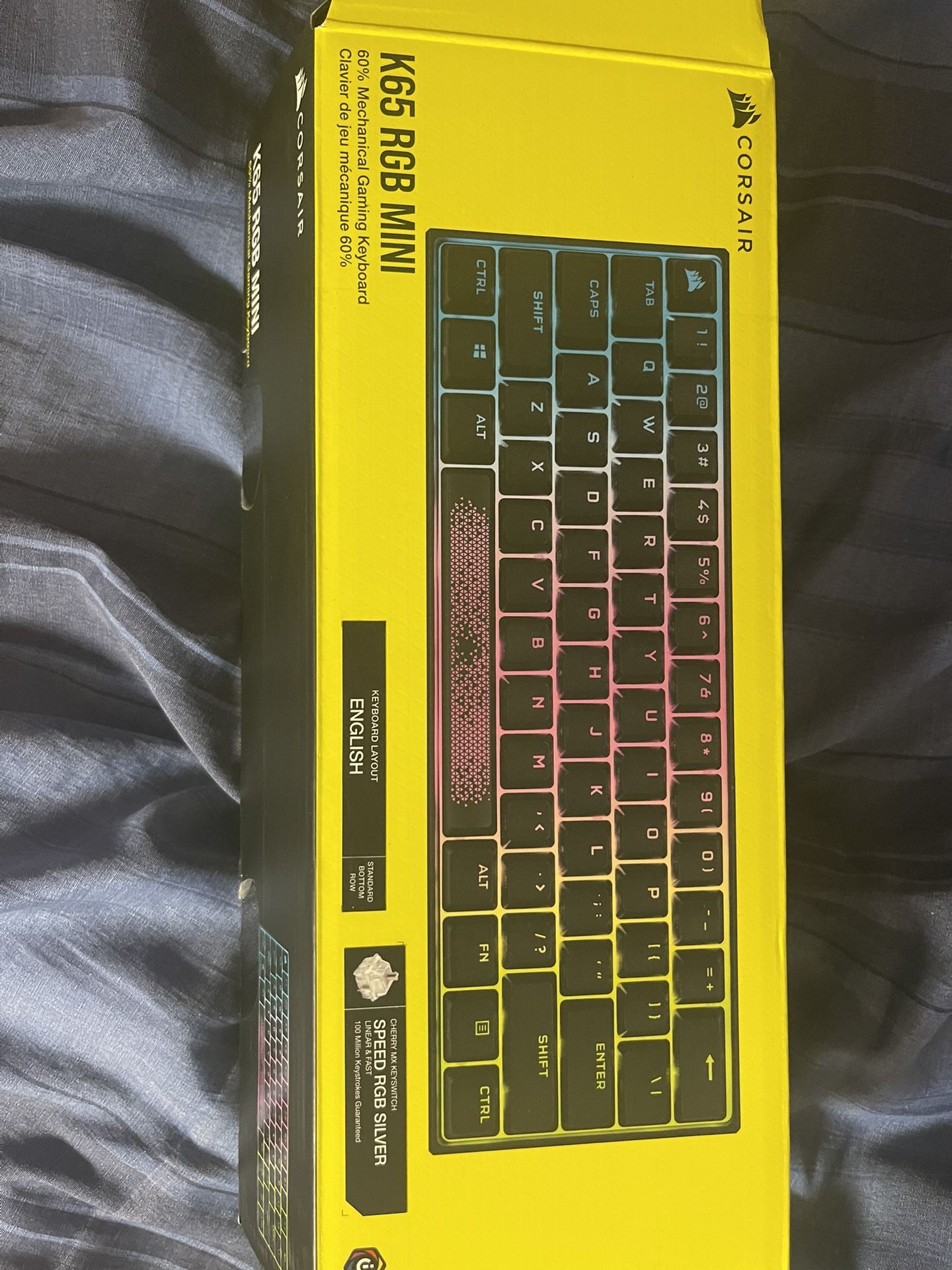 Corsair K65 RGB Mini Speed Silver Switches 