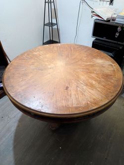 Carved Solid Wood Table