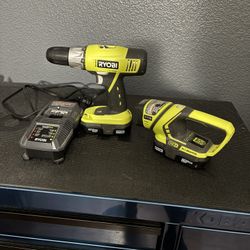 Ryobi Drill Charger And Flashlight 
