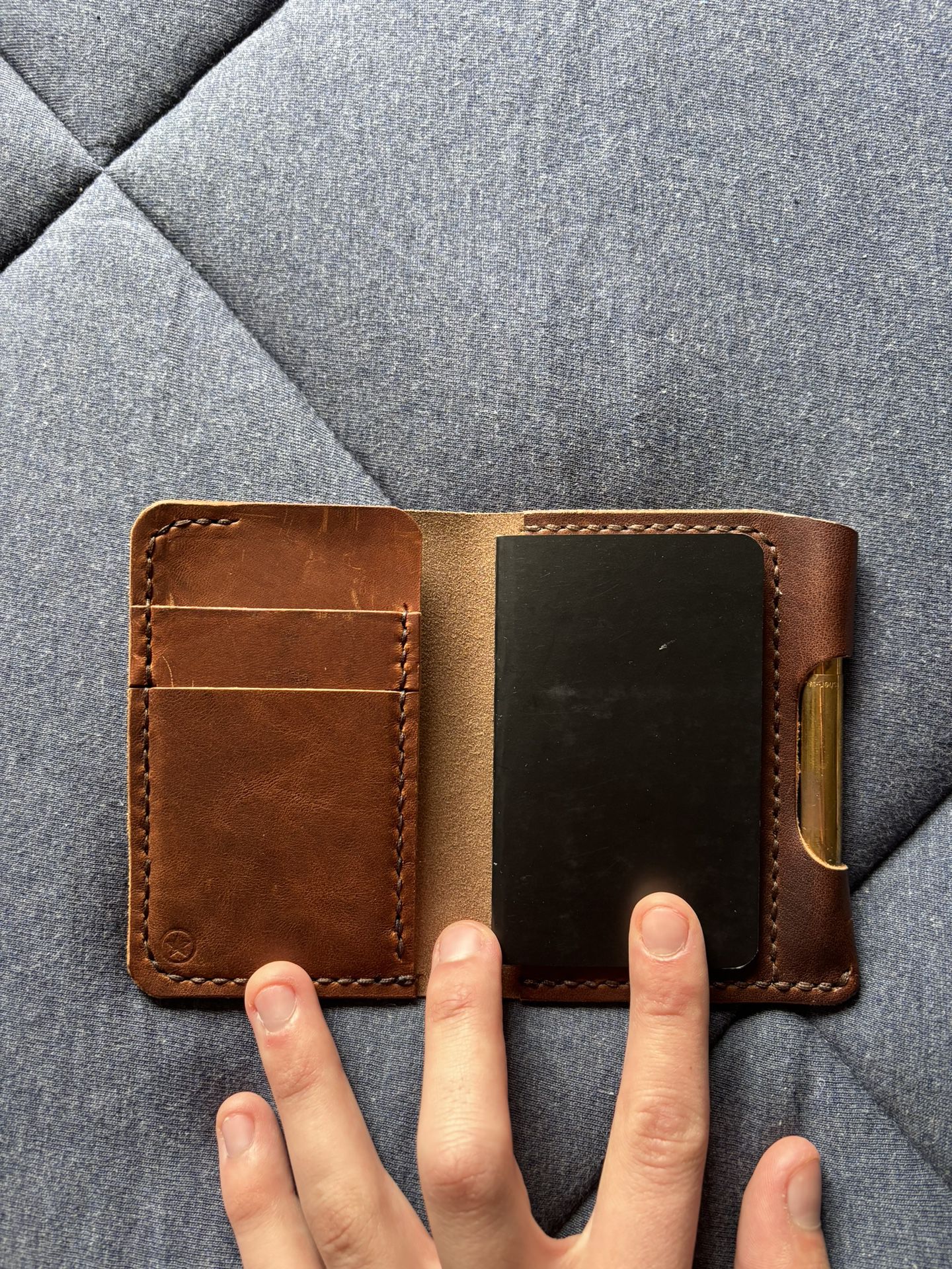 OneStar Leather Goods - Pocket Notebook + Wallet!