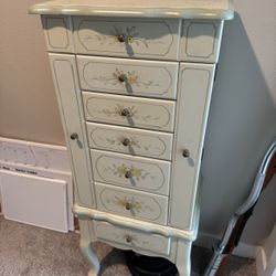 Antique Jewelry Cabinet 