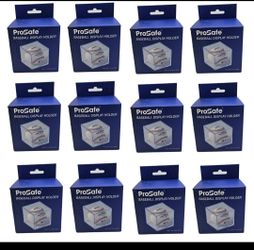 ProSafe Baseball Display Cube Holder Case – Single or 12-Pack Bulk