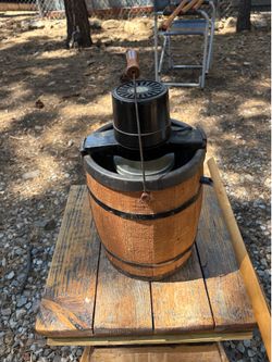 Vintage ice cream maker