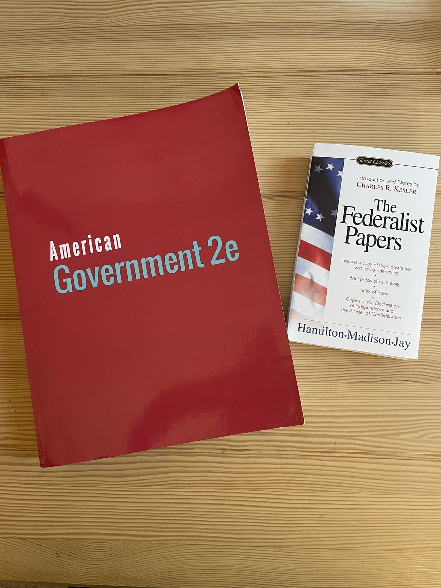 Political Science PS-1 American Government 2e Federalist Papers New