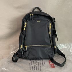 TUMI VOYAGEUR Celina Backpack Black/Gold