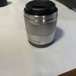 Sony Zve10, With Base Lens, And Also A Sony 50mm F1.4 Lens