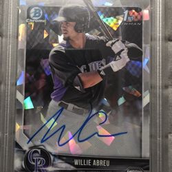 2018 BOWMAN CHROME PROSPECTS AUTOGRAPHS #CPAWA WILLIE ABREU https://offerup.com/redirect/?o=UFJPUy5BVVRP.-ATOMIC REF.
