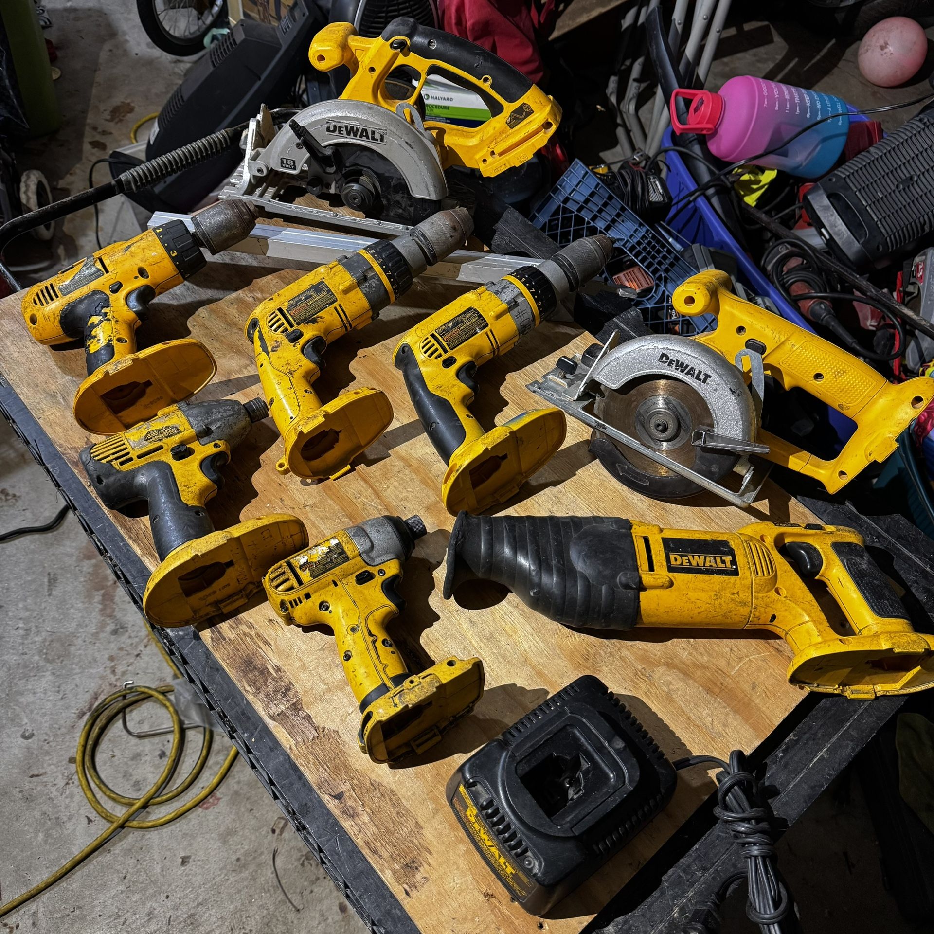 Dewalt 18V & 14V Cordless Tool Bundle w/ Chargers