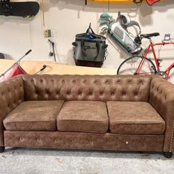 Excellent, Vegan Leather Couch