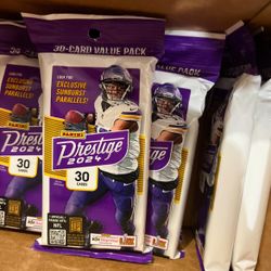 2024 Prestige Football Fat Packs Loaded With Rookies And Stars Nice Value Cheaper Than In Stores 