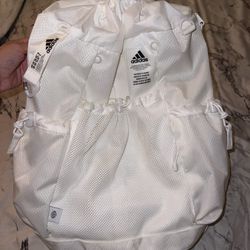 White Adidas Backpack 
