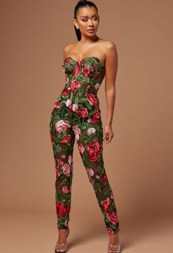 Embroidered Jumpsuit 