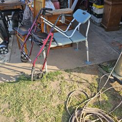 Free shower chair and walker