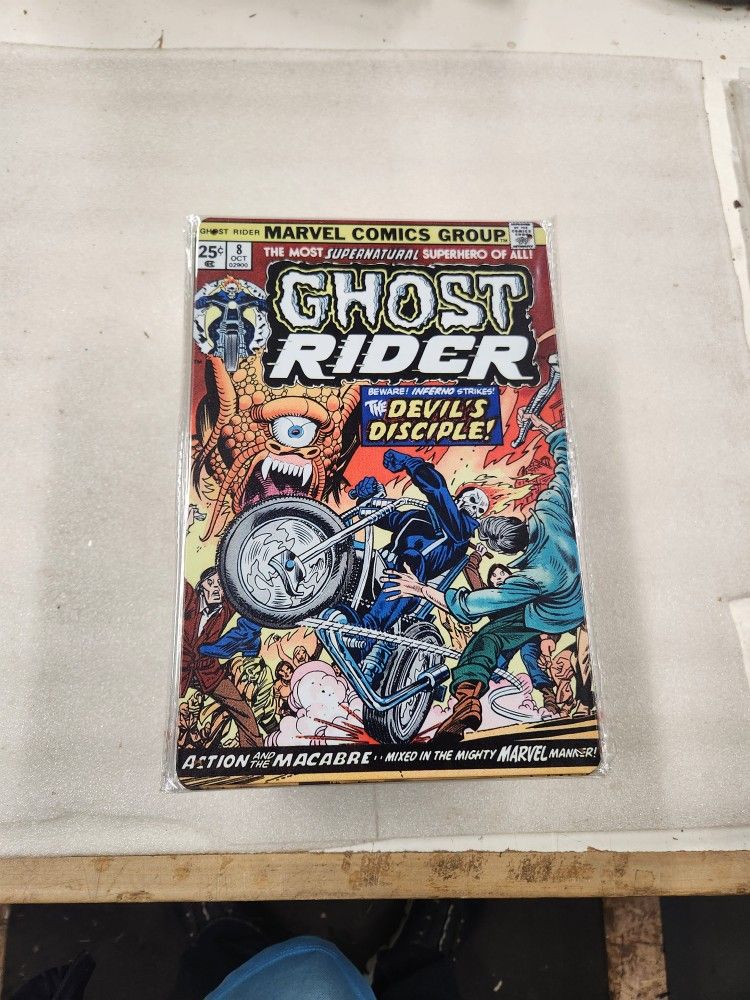 Ghost Rider Marvel Comics Superhero Metal Sign