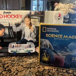 Kids science Majic & Table Top Hockey Game