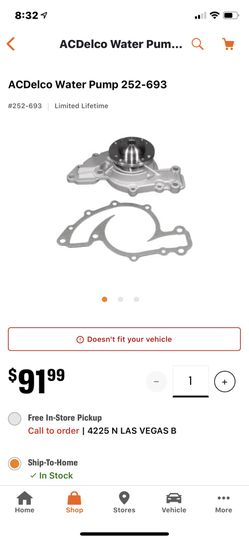 Ac Delco water pump