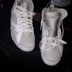 Gray And White Jordans