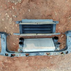 Top Radiator Support Intercooler And Lower Grille Shutter