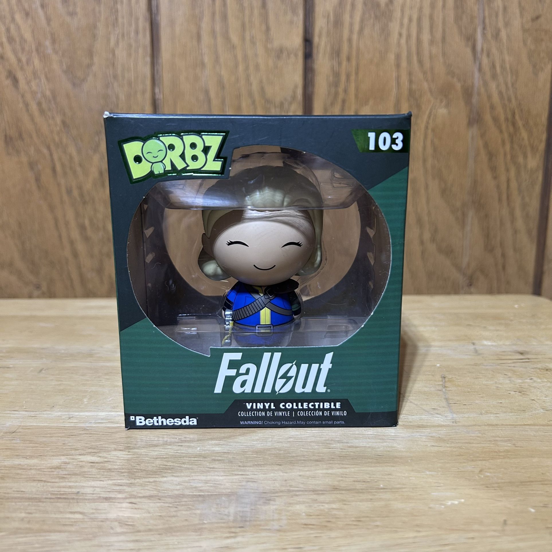 Funko Dorbz Fallout Female Lone Wanderer #103 Video Game Series Vinyl Figure NEW