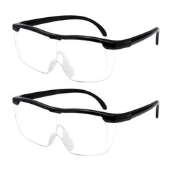 OKH 160% Magnifying Glass – 2 Pack (Handheld & Hands-Free)