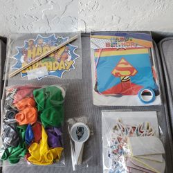 Superhero Birthday Decorations 