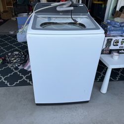 Samsung 5.0 cu. ft. Hi-Efficiency White Top Loading Washing Machine With Active Water Jet, Energy Star