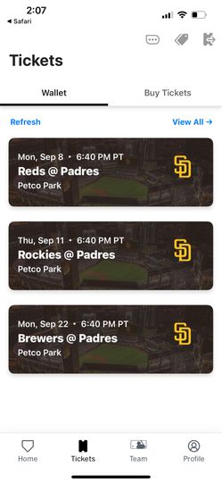 Padres Tickets