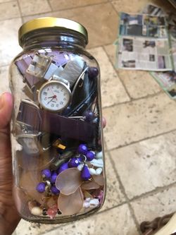 JEWELRY JAR WATCHES&NECKLACES