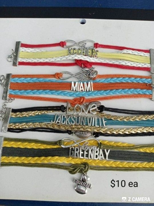 NFL Team Wristlets, New