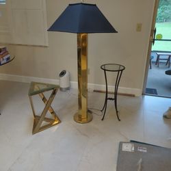 End Table And Lamp