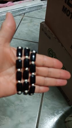 Black bracelet 3 in one