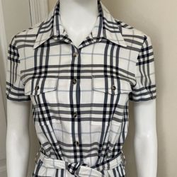 Burberry London Chic Plaid Dress