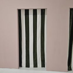 4 Fitting room curtains similar velvet