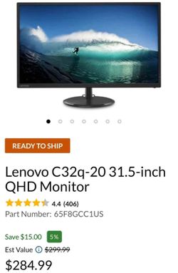 32” | 2k (1440p) Gaming Monitor High-Performance