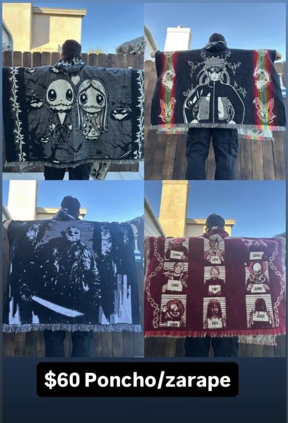 Nightmare Before Christmas Ponchos