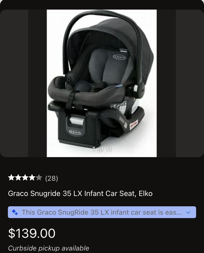 Graco 4-35lb Brand New Child Safety Seat
