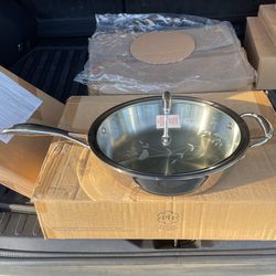 Princess Heritage Tri-Ply Stainless Steel 12” Skillet