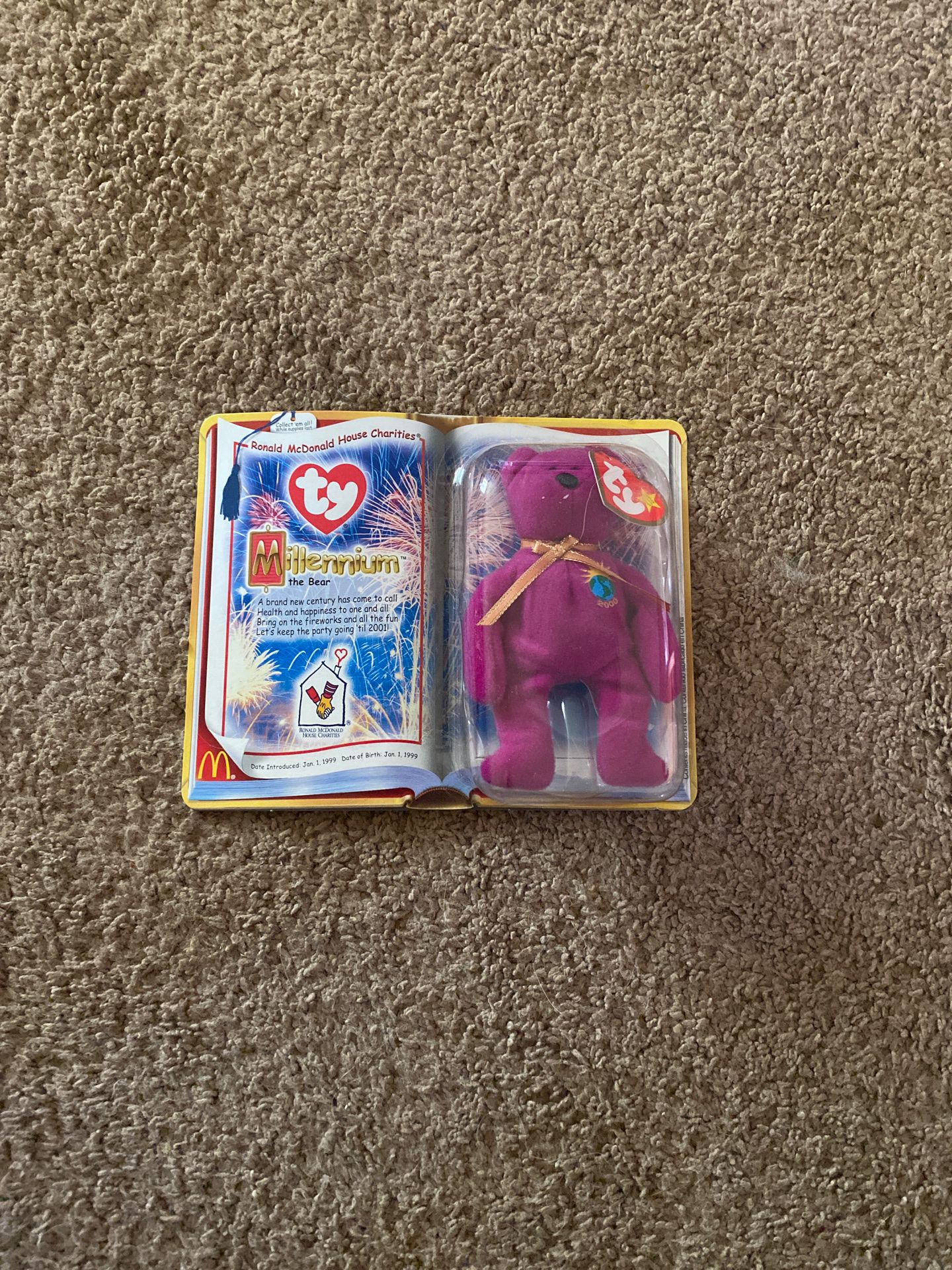 Ty Millenium Bear Collectors Item