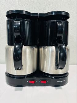 ☕ Farberware Dual Thermal Coffee Maker w/ 2 Stainless Steel Carafes