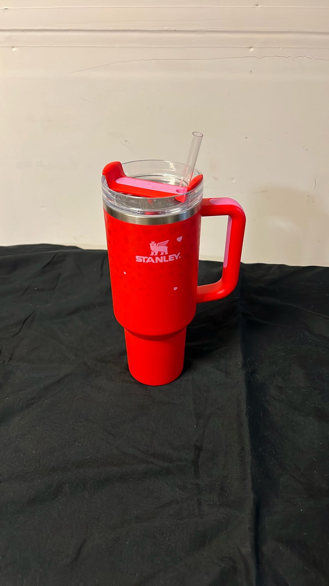 Used 40 Ounce Valentines Stanley In Red