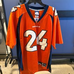 Men Champ Bailey Reebok Broncos Jersey