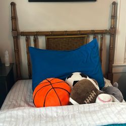 TWIN HEADBOARD - TWIN XL MATTRESS AND BASE