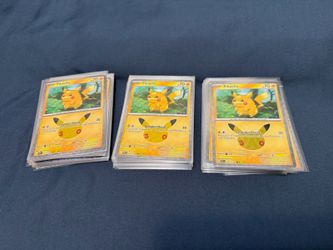 Pokémon 30th celebration Pikachu 1-30 Complete Set 3 sets available