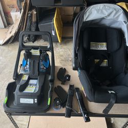 Baby Jogger Car Seat With Two Bases And Accessories