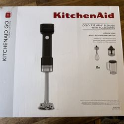New Cordless Hand Blender With Accessories $100