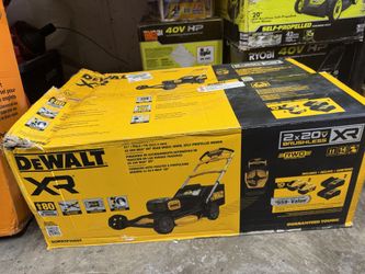 🧰🛠DEWALT 2x20V MAX 21” SELF PROPELLED Lawn Mower Kit w/(2)10Ah Batts/Chargers-NEW!-$390!🧰🛠