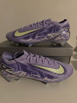 Nike ZM Vapor 16 Elite FG NU1 (HF1605 500) Purple Agate Volt Men's Size 13 Soccer Cleats