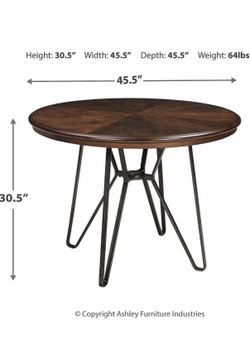 Ashely Furniture Round dining room table