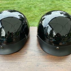 Half-Shell Motorcycle Helmets 