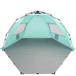 4 Person Beach Tent Sun Shelter